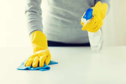 Professional carpet cleaning in a Sutton living room