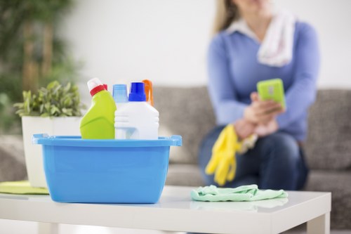 Low-carbon van used for eco-friendly carpet cleaning visits